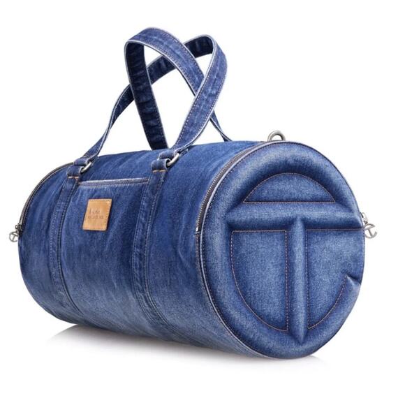 Telfar Large Denim Duffle - Picture 1 of 12